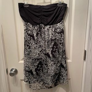 Express Babydoll Strapless Dress